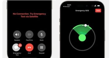 ميزة جديدة فى iPhone تتيح المراسلة عبر الأقمار الصناعية
