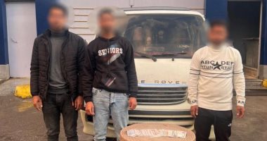 ضبط ميكروباص يوزع أموال بمحيط لجان حوش عيسى