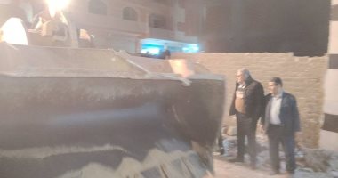 إيقاف أعمال بناء مخالف بحى السلام أول بالقاهرة