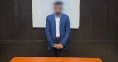 المتهم عقب القبض عليه