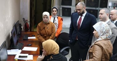 نائب محافظ كفر الشيخ ومساعد وزير الاتصالات يتفقدان وحدة الجيومكانية