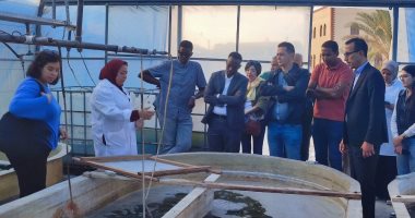 معهد علوم البحار والمصايد يشرح آليات تشغيل وحدة الاستزراع المتكامل IMTA