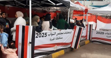 توافد الناخبين على اللجان الانتخابية بدائرة العجوزة للإدلاء بأصواتهم 