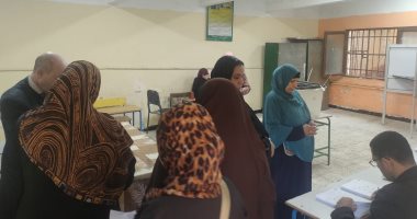 لجان الهرم كاملة العدد قبل ساعة الراحة فى اليوم الأول لانتخابات النواب