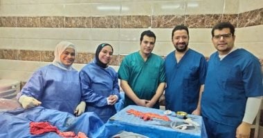 إنقاذ حياة مريضة من ورم سرطاني متقدم بمستشفى بنى سويف الجامعى 