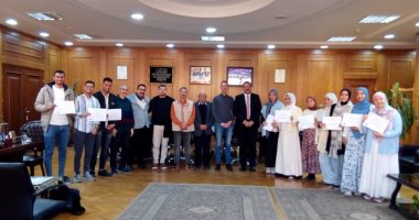 مشروع رفع مهارة الطلاب فى مجال الزراعة الذكية للعام الثالث مع وفد جامعة إيريز الهولندية