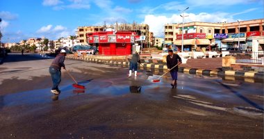 رفع مياه الأمطار بعدد من مدن كفر الشيخ واستمرار الاستعدادات لمجابهة تغيرات الجو