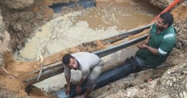  الإنتهاء من إصلاح كسور الشبكات المفاجئة وإعادة التشغيل للمواطنين