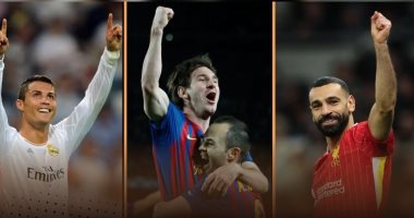 محمد صلاح وميسي ورونالدو