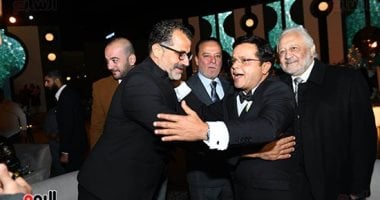 محمد هنيدى وسط النجوم فى حفل زفاف ابنته