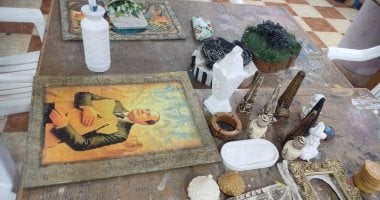 مراكز الشباب ليست للصغار والبراعم فقط.. تنفيذ فعاليات لكبار السن والسيدات ببنى سويف.. ورش فنية للمشغولات اليدوية ومسابقات رياضية.. وتعليم المشاركين تصميم وتنفيذ تحف وأنتيكات ذات طابع تراثى.. صور