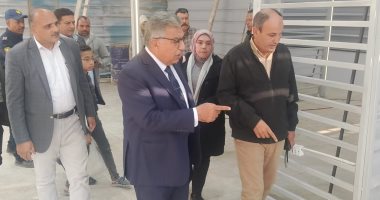 محافظ الدقهلية يتابع الانتهاء من اللمسات الأخيرة للفرع الثانى للمعرض الدائم للسلع