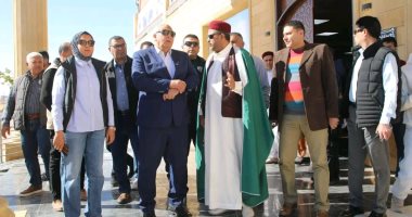 محافظ الوادي الجديد يشهد الاستعدادات النهائية لختام مهرجان الرياضات التراثية والفنون