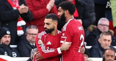 محمد صلاح لحظة نزوله بديلا لجوميز