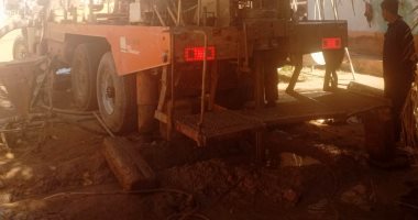 حل عاجل للمياه الجوفية بقرية الدكة فى أسوان