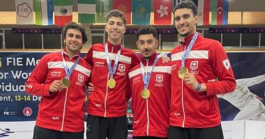 منتخب سيف المبارزة يحصد ذهبية كأس العالم للشباب فى أوزبكستان