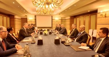 وزير البترول يلتقى نائب رئيس مجلس الوزراء ووزير النفط العراقى