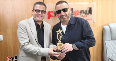 عبد الفتاح عبد المنعم رئيس تحرير اليوم السابع يكرم أحمد السقا