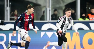 شوط سلبي بين بولونيا ضد يوفنتوس الأول فى الدورى الإيطالى 