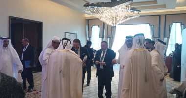 الصور الأولى من انعقاد مجلس الأعمال المصرى القطرى بالقاهرة