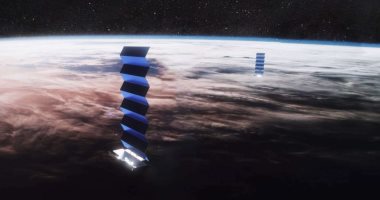 تفادى اصطدام خطير فى الفضاء بين أقمار ستارلينك وقمر صناعى صينى  