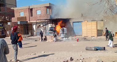 السيطرة على حريق مخبز بلدى بنصر النوبة في أسوان دون خسائر