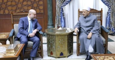 الإمام الأكبر لقاضى قضاة فلسطين: الأزهر لم يدخر جهدا فى التعريف بحقوق الفلسطينيين