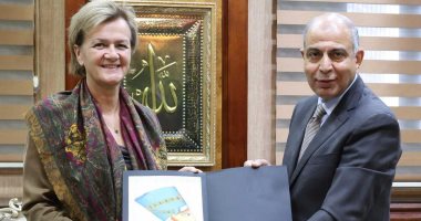 محافظ المنيا يستقبل سفيرة الاتحاد الأوروبى لبحث أوجه التعاون التنموى