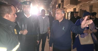 انهيار جزء من منزل غير مأهول بالسكان في المنيا والمحافظ يتوجه إلى موقعه