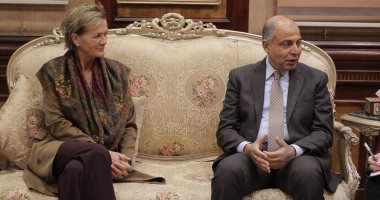 رئيسة بعثة الاتحاد الأوروبى تلتقى محافظ المنيا لبحث سبل التعاون المشترك