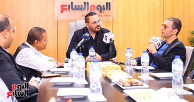   رامى عياش فى ندوة اليوم السابع