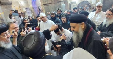 بحضور 3 أساقفة.. سيامة 2 رهبان جدد بدير الأنبا متاؤس الفاخوري بالأقصر.. صور