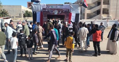 إقبال كثيف من الناخبين على لجان جولة الإعادة بشمال سيناء