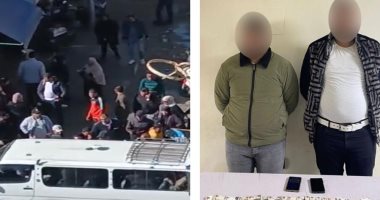 الداخلية تضبط شخصين يوزعان أموالا بمحيط لجان بورسعيد 