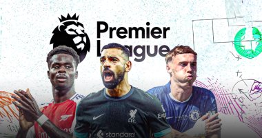 محمد صلاح وكول بالمر وساكا ثلاثي الدوري الإنجليزي