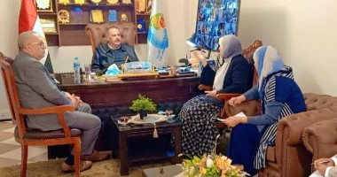 رئيس مياه القناه يناقش أوجه التعاون مع كلية الهندسة بجامعة قناة السويس