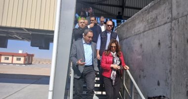 وزيرة التنمية المحلية تتفقد المدفن الصحي بقوص