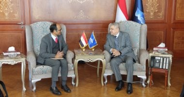 الفريق أسامة ربيع يلتقى ممثل الأمين العام للأمم المتحدة للحد من مخاطر الكوارث