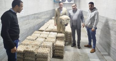ضبط 70 ألف بيضة فاسدة قبل طرحها بالأسواق بالمنوفية