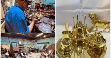ورش النحاس فى قلب القاهرة تحرس مهنة عمرها قرون