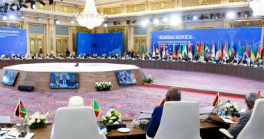 افتتاح أعمال المؤتمر الوزاري الثاني لمنتدى الشراكة الروسية-الأفريقية.. وزير الخارجية يلقى كلمة نيابة عن الرئيس السيسي.. عبدالعاطي: نرفض تهجير الفلسطينيين من أراضيهم.. ونهر النيل شريان الحياة الوحيد للشعب المصري