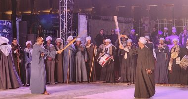 على أطلال معبد الأقصر وساحة أبوالحجاج.. افتتاح الدورة 15 للمهرجان القومى للتحطيب.. فيديو