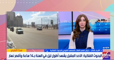 البحوث الفلكية: نشهد غدا ظاهرة الانقلاب الشتوى وبعدها يبدأ النهار فى الازدياد