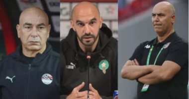 سامي الطرابلسي ووليد الركراكي وحسام حسن