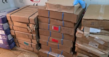 ضبط نصف طن أسماك مجمدة مجهولة المصدر داخل محال ببيلا فى كفر الشيخ