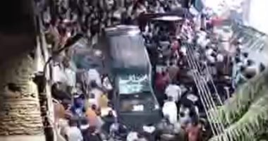 مشهد جنائزى مهيب بالمنوفية لتشييع جنازة ضحايا حادث الطريق الصحراوى.. صور