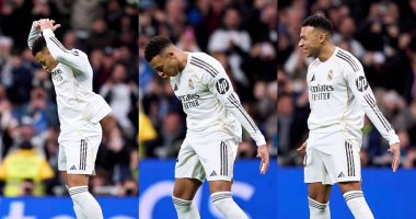 احتفال مبابي على طريقة رونالدو