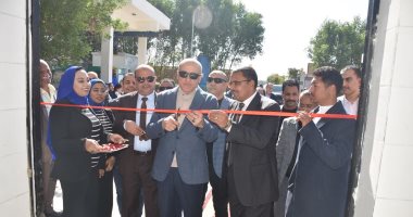 محافظ الأقصر يفتتح محطة رفع الصرف الصحى بالمدينة الصناعية بالبغدادى