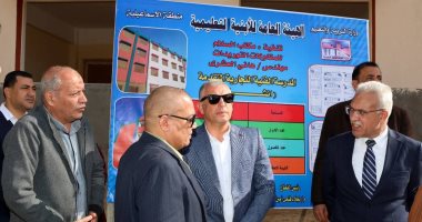 محافظ الإسماعيلية يتابع ميدانيا أعمال إنشاء مدرستين بحى ثالث