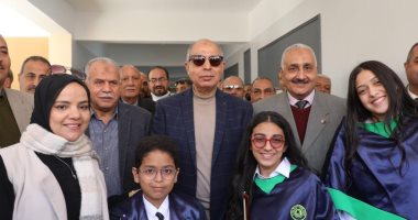 محافظ المنيا يفتتح توسعات مدرسة قلبا الابتدائية المشتركة بمركز ملوى